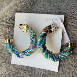 Kendra Scott Masie corded hoops
